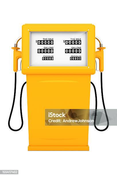 Gas Pump Stockfoto und mehr Bilder von Kraftstoffpumpe - Kraftstoffpumpe, Dreidimensional, Freisteller – Neutraler Hintergrund