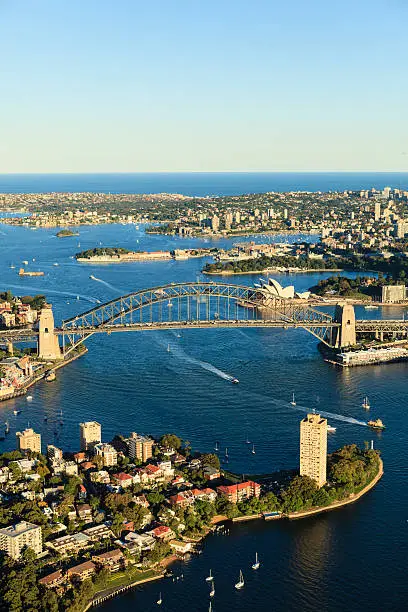 Photo of Sydney harbor panorama