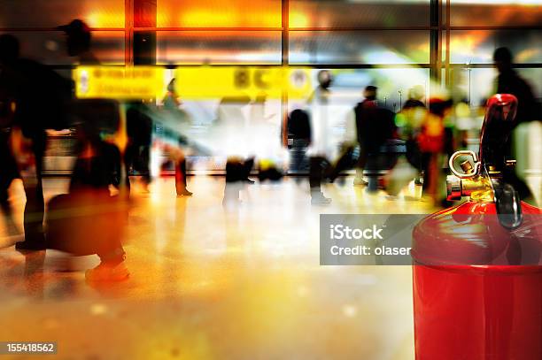 Fire Extinguisher In Airport Terminal Building Stock Photo - Download Image Now - Fire - Natural Phenomenon, Protection, Fire Extinguisher