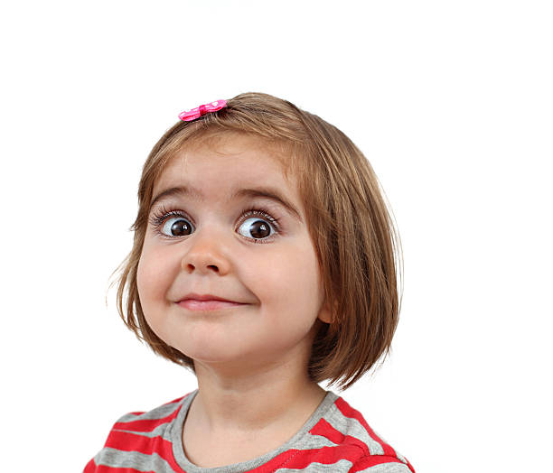 istock Little girl with big eyes 155419026
