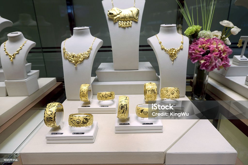 Jewelry Store Display  Jewelry Store Stock Photo