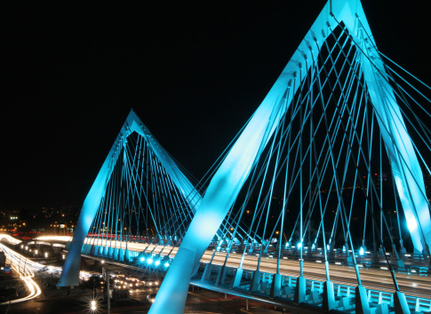 The suspension bridge of Guadalajara, Matute Remus.  