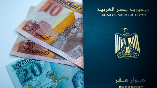 istock New Egyptian banknotes with Egyptian Passport 1554196473