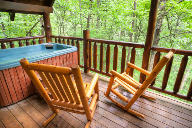 istock Hot Tub in the Woods (XXL) 155419656