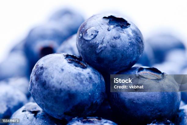 Foto de Mirtilos Closeup e mais fotos de stock de Alagado - Molhado - Alagado - Molhado, Alimentação Saudável, Antioxidante