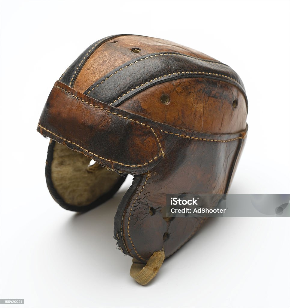 Vintage Casco da Football americano - Foto stock royalty-free di Stile retrò