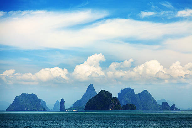 Phang Nga archipelago near Phuket, Thailand  phang nga province stock pictures, royalty-free photos & images