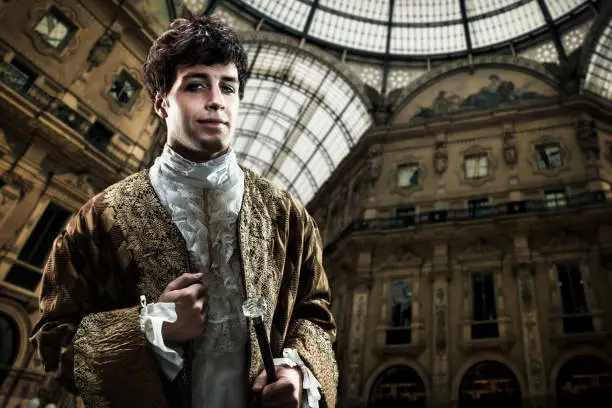 A stock photo of a handsome young Victorian aristocrat inside a European palace.http://www.bellaorastudios.com/banners/new01.jpg