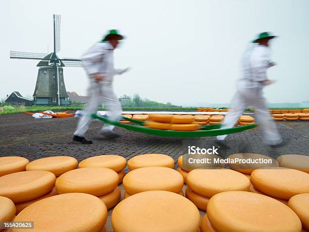Dutch Cheese Market Stock Photo - Download Image Now - Netherlands, Gouda Cheese, Cheese
