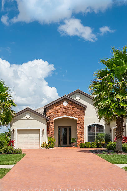 istock Brick Entrance to New Home 155420638