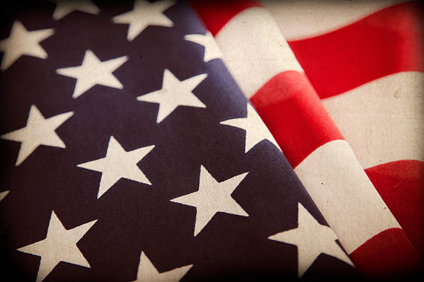 istock Grunge American Flag 155420726