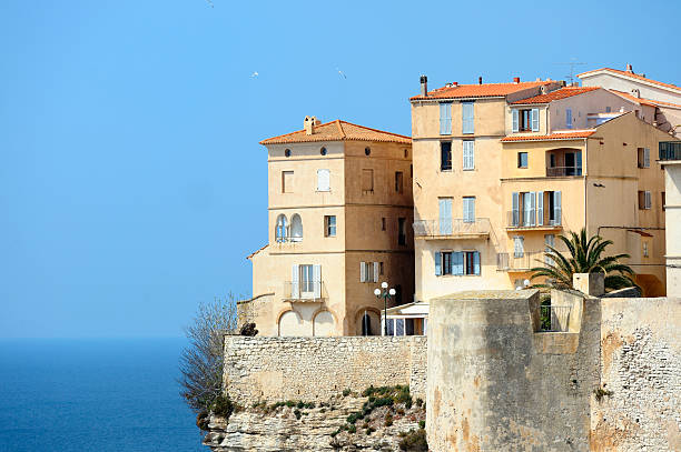 Bonifacio on the Island of Corsica  bonifacio stock pictures, royalty-free photos & images