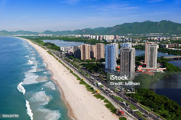 Strand Von Barra Da Tijuca In Rio De Janeiro Stockfoto und mehr Bilder von Barra da Tijuca - Barra da Tijuca, Strand, Nah