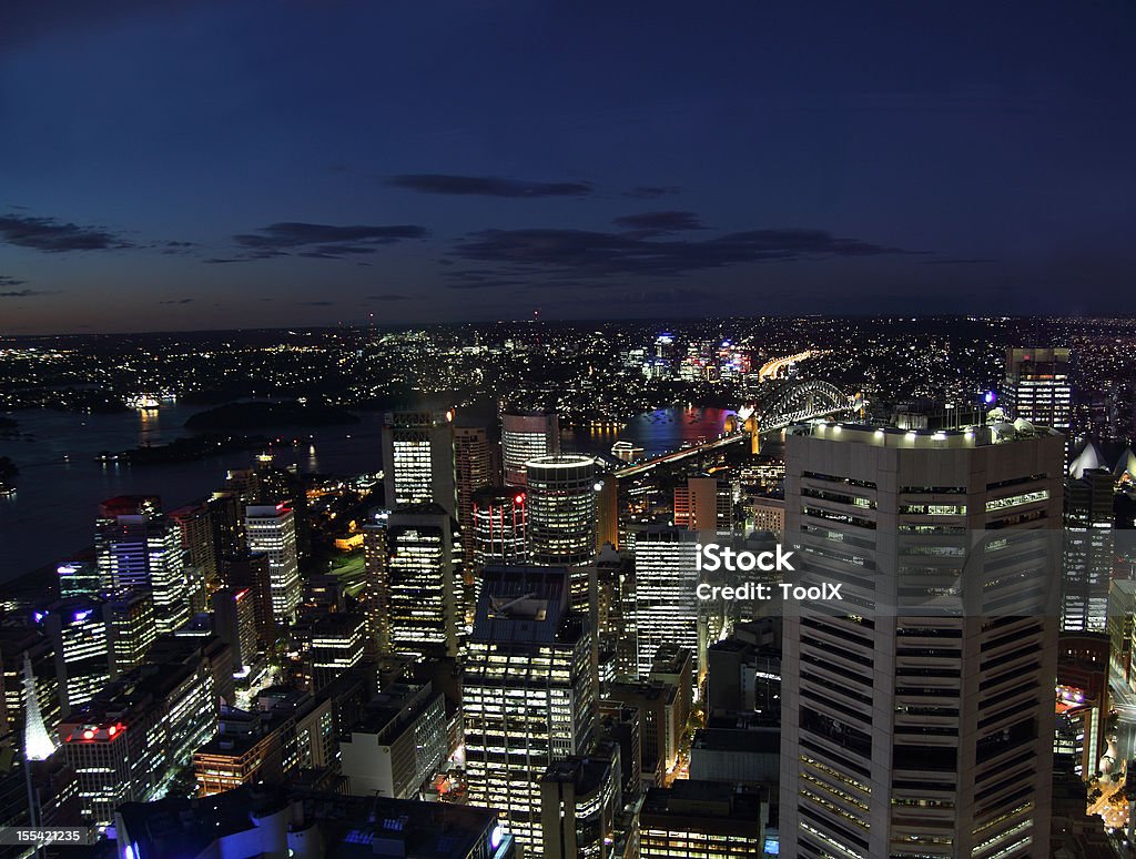 Vista de los edificios de la ciudad de Sydney - Foto de stock de Aire libre libre de derechos