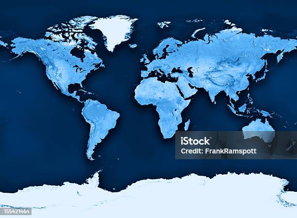Topographic Weltkarte Miller Projektion Reinigen Stockfoto und mehr Bilder von Weltkarte - Weltkarte, Karte - Navigationsinstrument, Globus