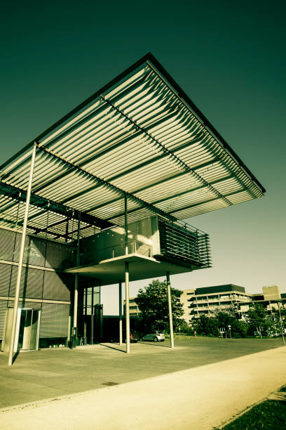 istock Contemporary office buildings facade 155421753
