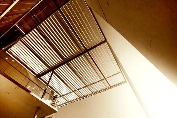 istock Contemporary office buildings facade and roof 155421985