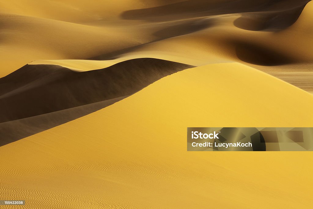 Sand dunes bei Sonnenaufgang - Lizenzfrei Weiße Wüste Stock-Foto