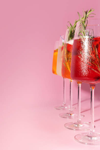 istock Summer alcoholic cocktails with ice. Relaxing refreshing drinks for hot summer 1554228853