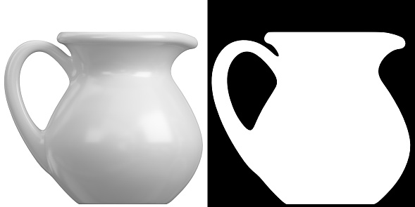 Pitcher or milk jug