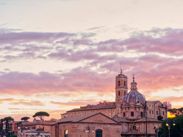 istock City view dramatic sunset, Rome, Italy 1554263462
