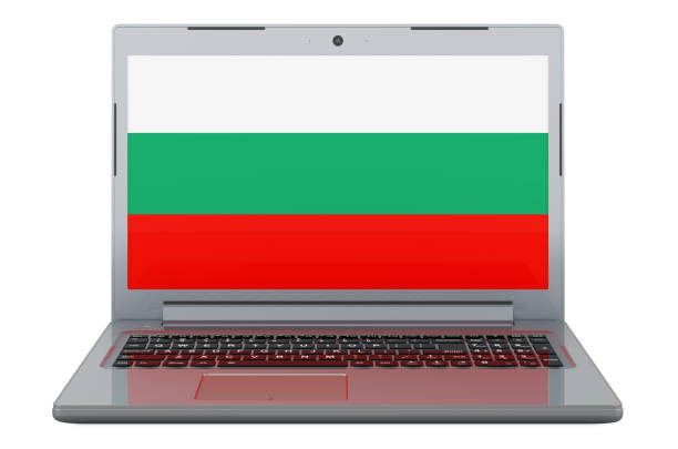 Flag of Bulgaria place for text cope space.