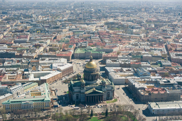 istock St Petersburg Aerial View 155427769