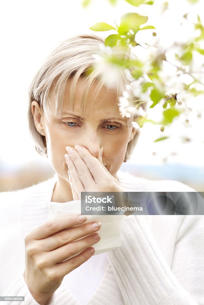 Pollen Allergie - Lizenzfrei Heuschnupfen Stock-Foto
