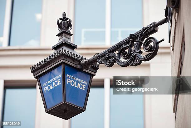 Metropolitan Police Lantern In London Stock Photo - Download Image Now - Police Force, Metropolitan Police, UK