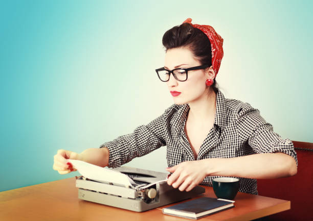 istock Vintage Woman Writer 155428128