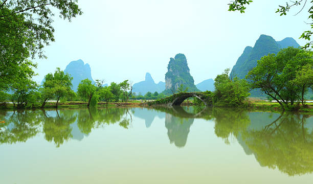 istock Ancient stone bridge in Guilin,Guangxi Province,China 155428129