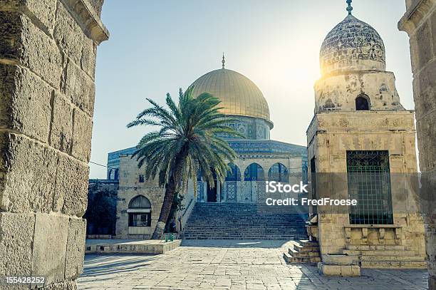 Cupola Della Roccia A Gerusalemme Israele - Fotografie stock e altre immagini di Architettura - Architettura, Asia Occidentale, Capitali internazionali