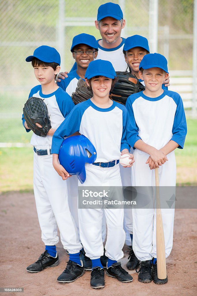 Liga Juvenil - Foto de stock de Equipe de basebol royalty-free