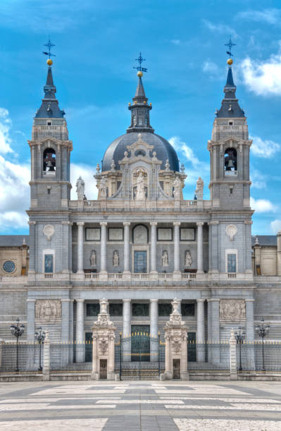 Cathedral Almudena, Spain, Madrid stock photo