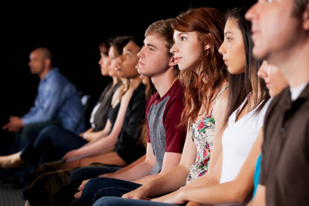 istock Diverse audience at the show 155428733