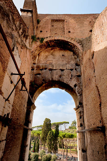 istock gate of Coliseum in Rome Italy 155428969
