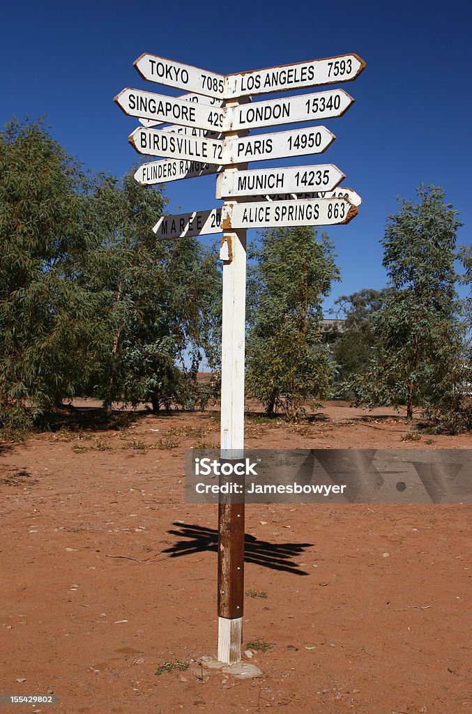 Miast świata znak - Zbiór zdjęć royalty-free (Australijski Outback)