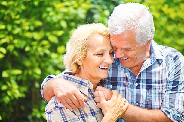 istock Adorable mature couple 155429889