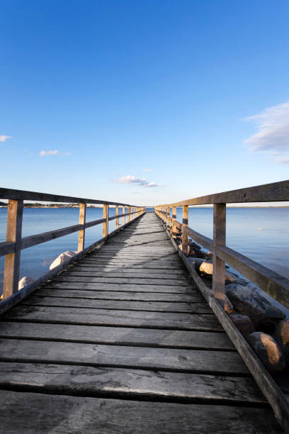 istock Wooden landing stage at the Baltic Sea 155430021