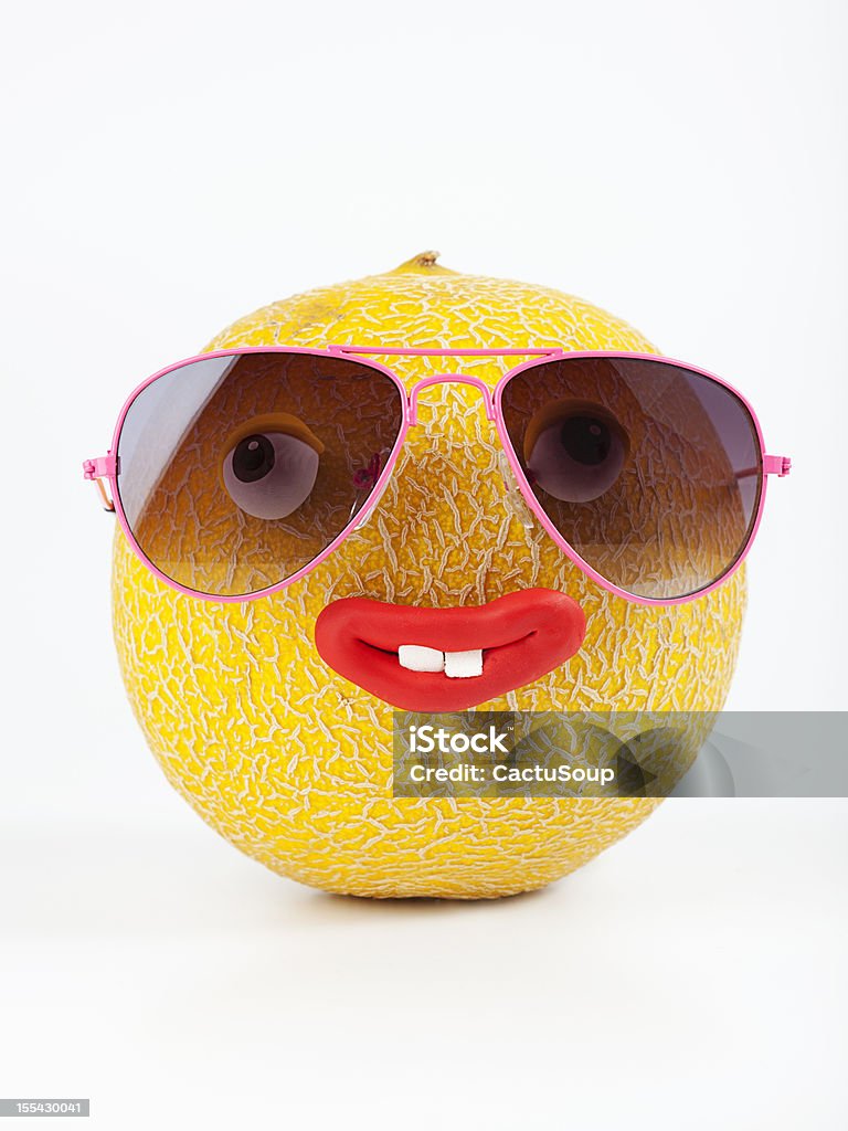 Melon Portret - Zbiór zdjęć royalty-free (Humor)