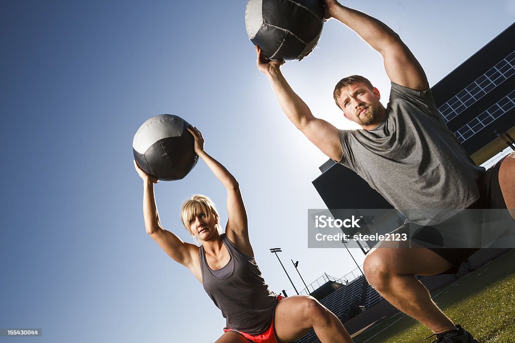 Serie di Crossfit - Foto stock royalty-free di Uomini