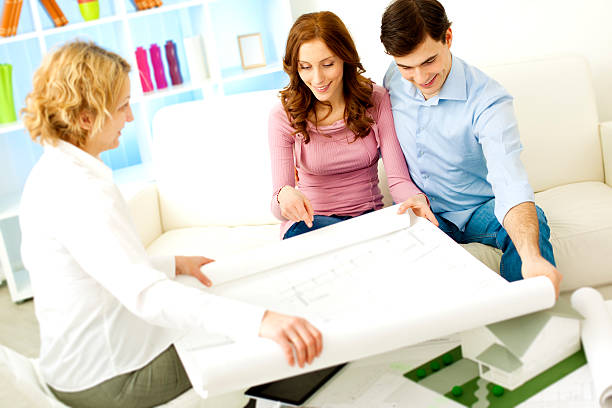 istock Couple Meeting With Architect. 155430212