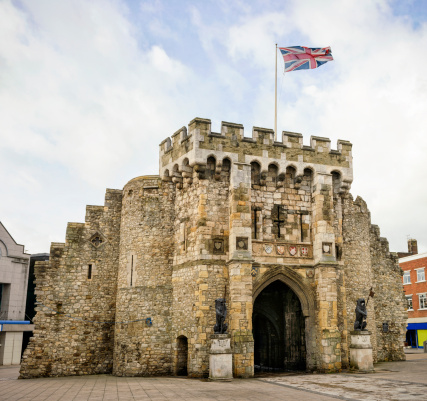 Southampton's Bargate was built around 1180AD during Norman times, and modified in the 18th century. 
