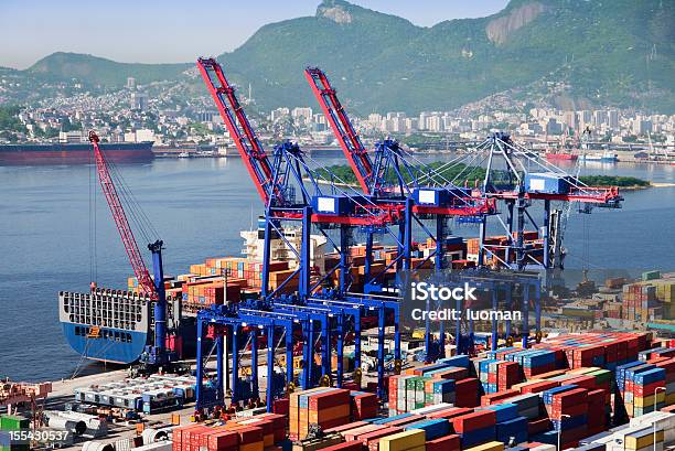 Port Lotniczy Rio De Janeiro - zdjęcia stockowe i więcej obrazów Port - Port, Port handlowy, Brazylia