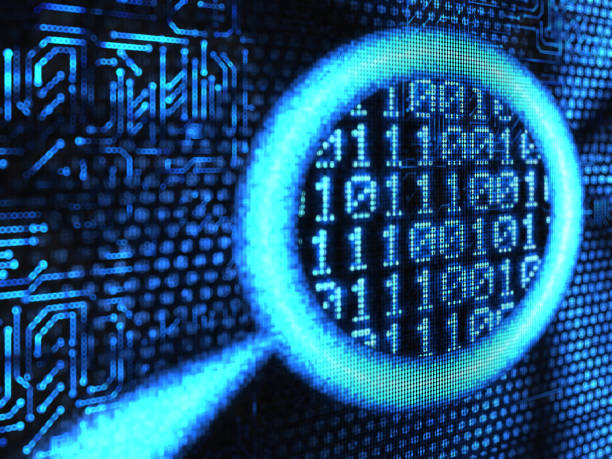 binary code with python and magnifying lens stock... 3,400+ Binary Code Magnifying Glass Stock Photos, Pictures & Royalty ...