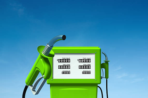 istock Green Gas Pump 155430660