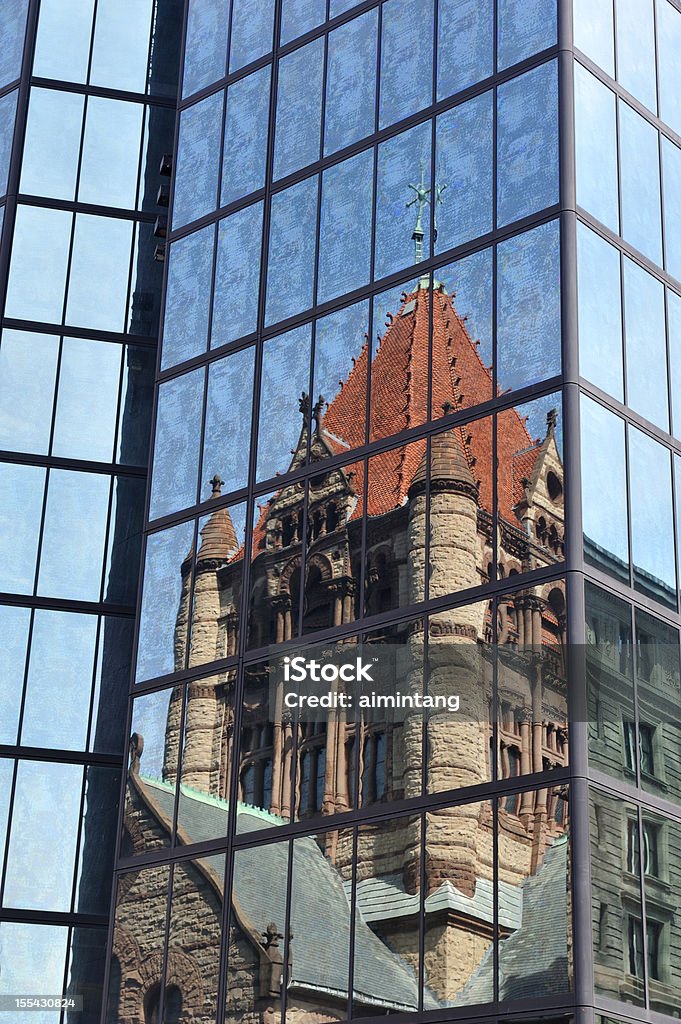 Trinity Church Boston - Foto de stock de Arquitetura royalty-free