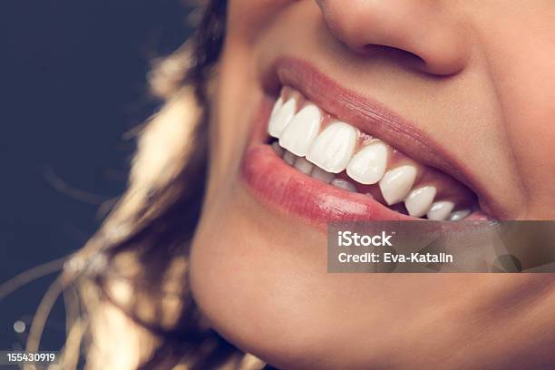Beautiful Smile Stock Photo - Download Image Now - Smiling, Close-up, White People