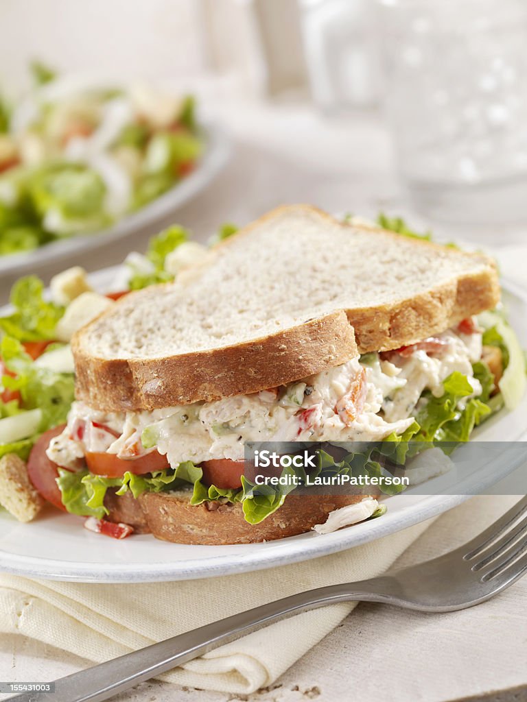 Insalata di pollo Sandwich - Foto stock royalty-free di Maionese