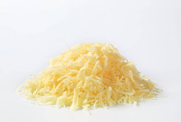 Heap of grated cheese